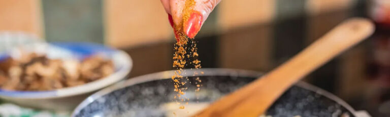 adding spices
