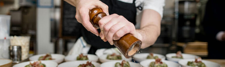 chef with spices